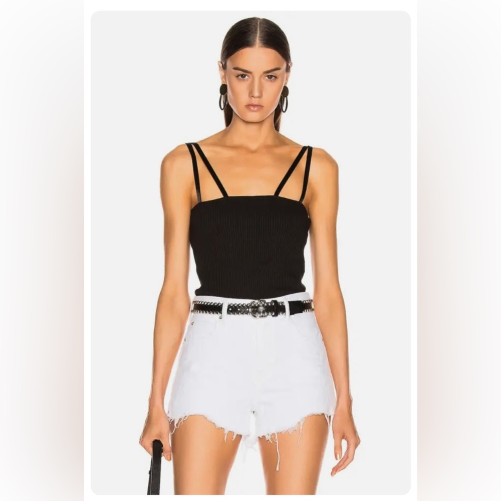 The Range - solid Black Tank Top, XS